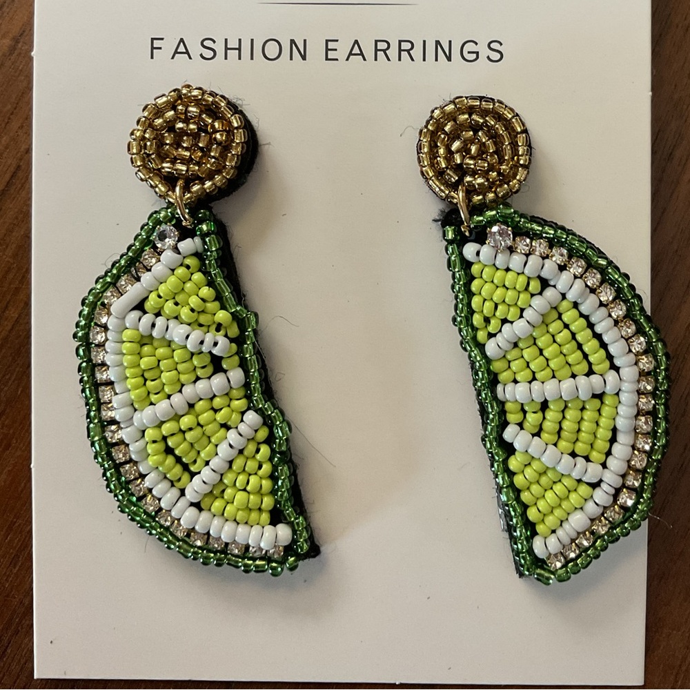 Lime Earrings NWT